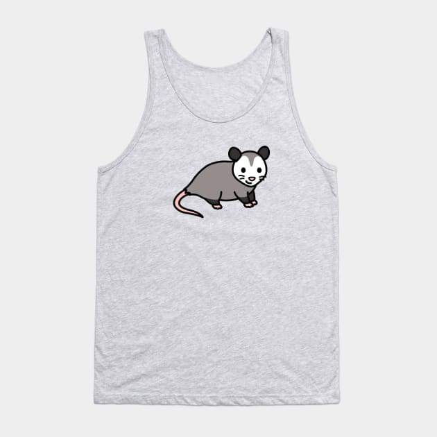 Opossum Tank Top by littlemandyart